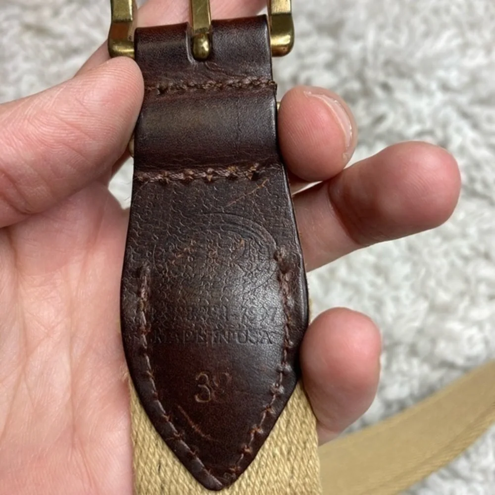 YRI Myles‎ Standish golf belt sz 38